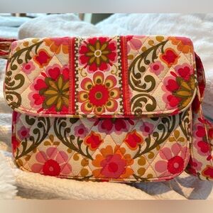 NWOT Vera Bradley Rachel 💕🧡 Folkloric Crossbody Bag Structured Nice!